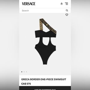 Authentic Versace swimming suit